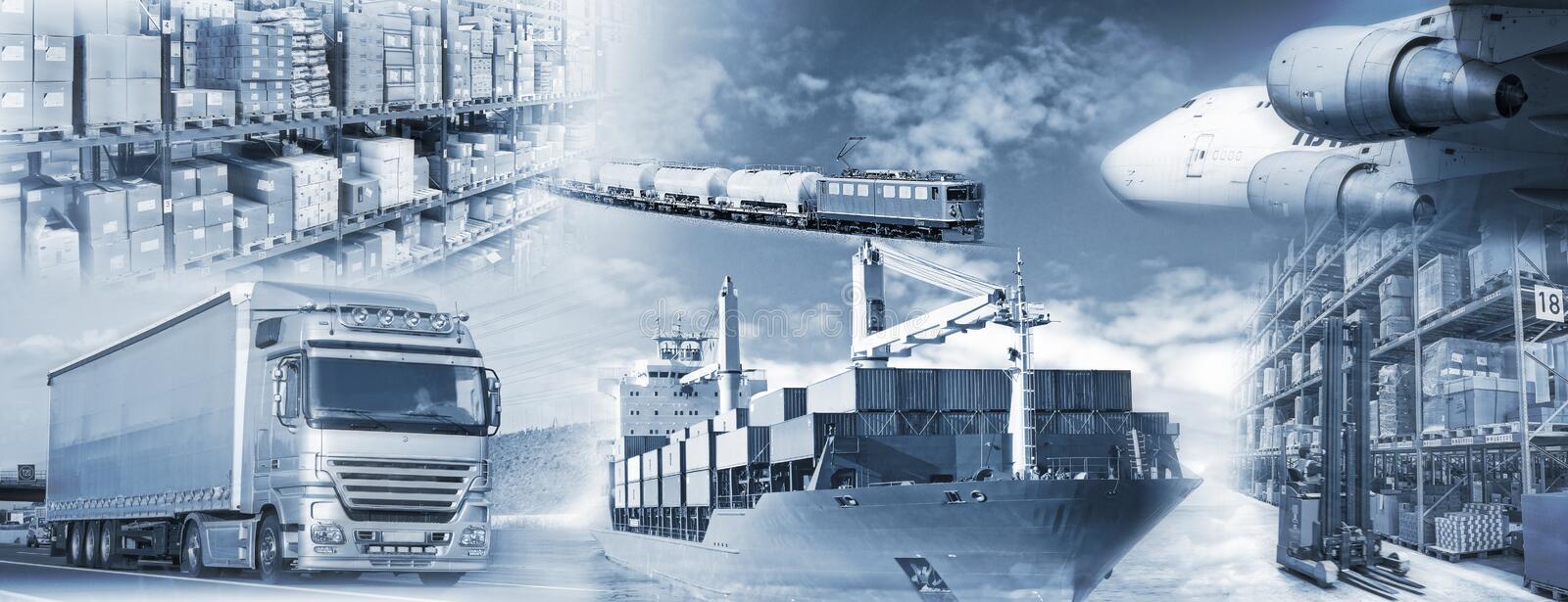 logistics-transport-storage-goods-transportation-truck-ship-plane-train-their-66455428